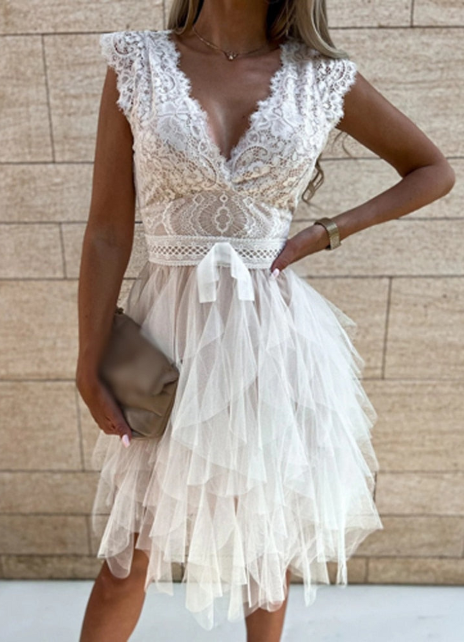 WW | Einfaches Abendkleid für Damen Mini