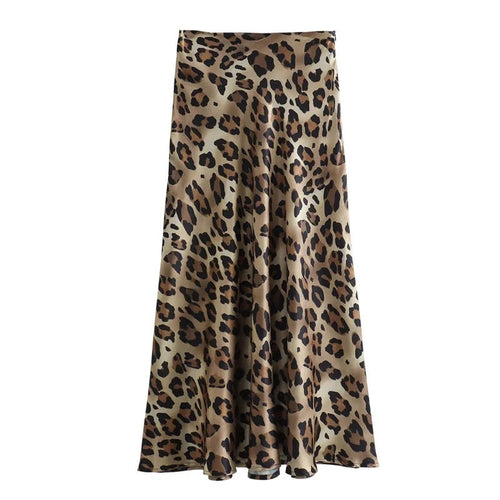WW | Leopardenmuster Satinrock