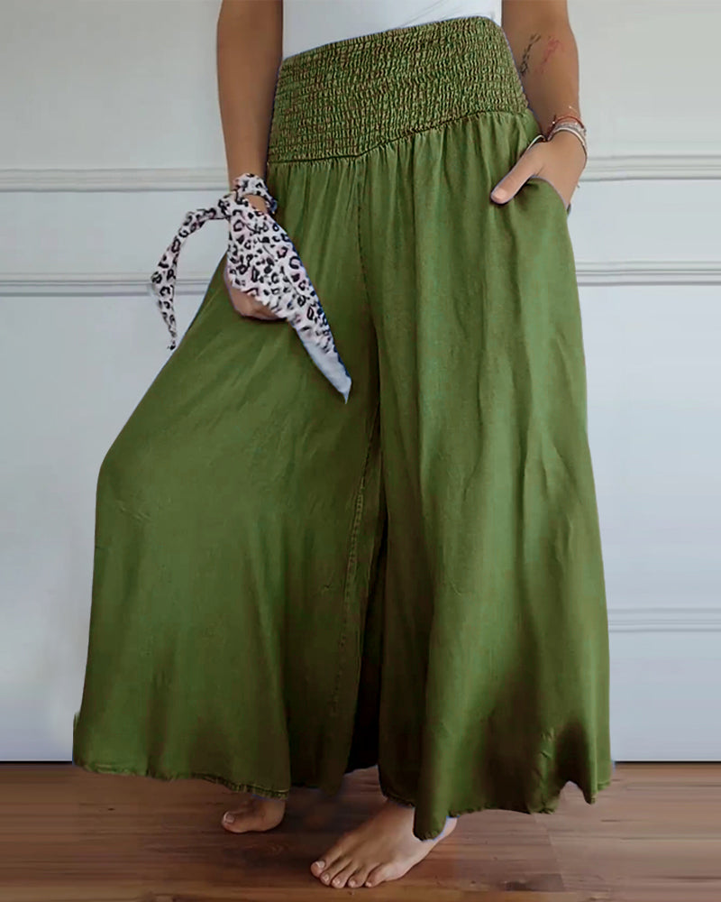 WW | Hose mit Elastischem Bund und Weiten Beinen