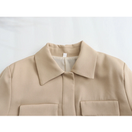 WW | Bomberjack Damen Kurzjacke mit Vier Fronttaschen und Minimalistischem Design