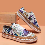 W&W - Orthopädische Florale Turnschuhe