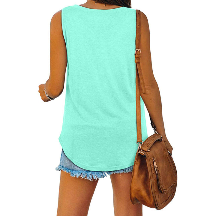 W&W Mode Mckayla Jersey V-Ausschnitt Tank-Top