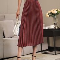 WW | Elegante A-linie Gefalteter Rock