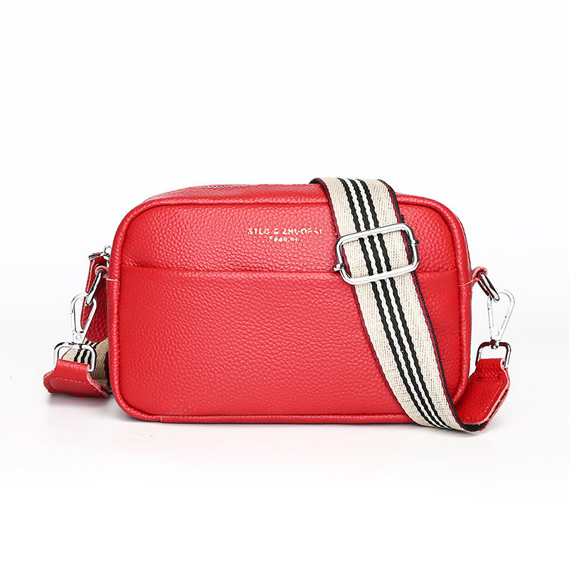 WW | Schlichte Schultertasche Aus Veganem Leder Im Kleinen Quadratischen Format