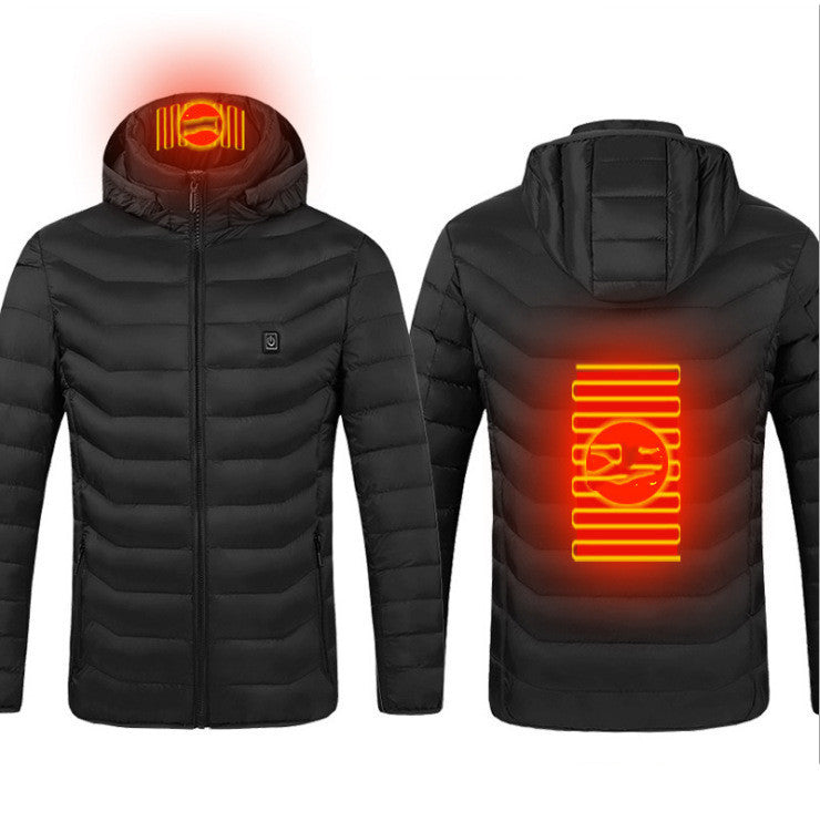 WW | Elegante USB-heizbare Jacke für Herren, thermisch Winter