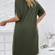 WW | Damen V-Ausschnitt-Kleid