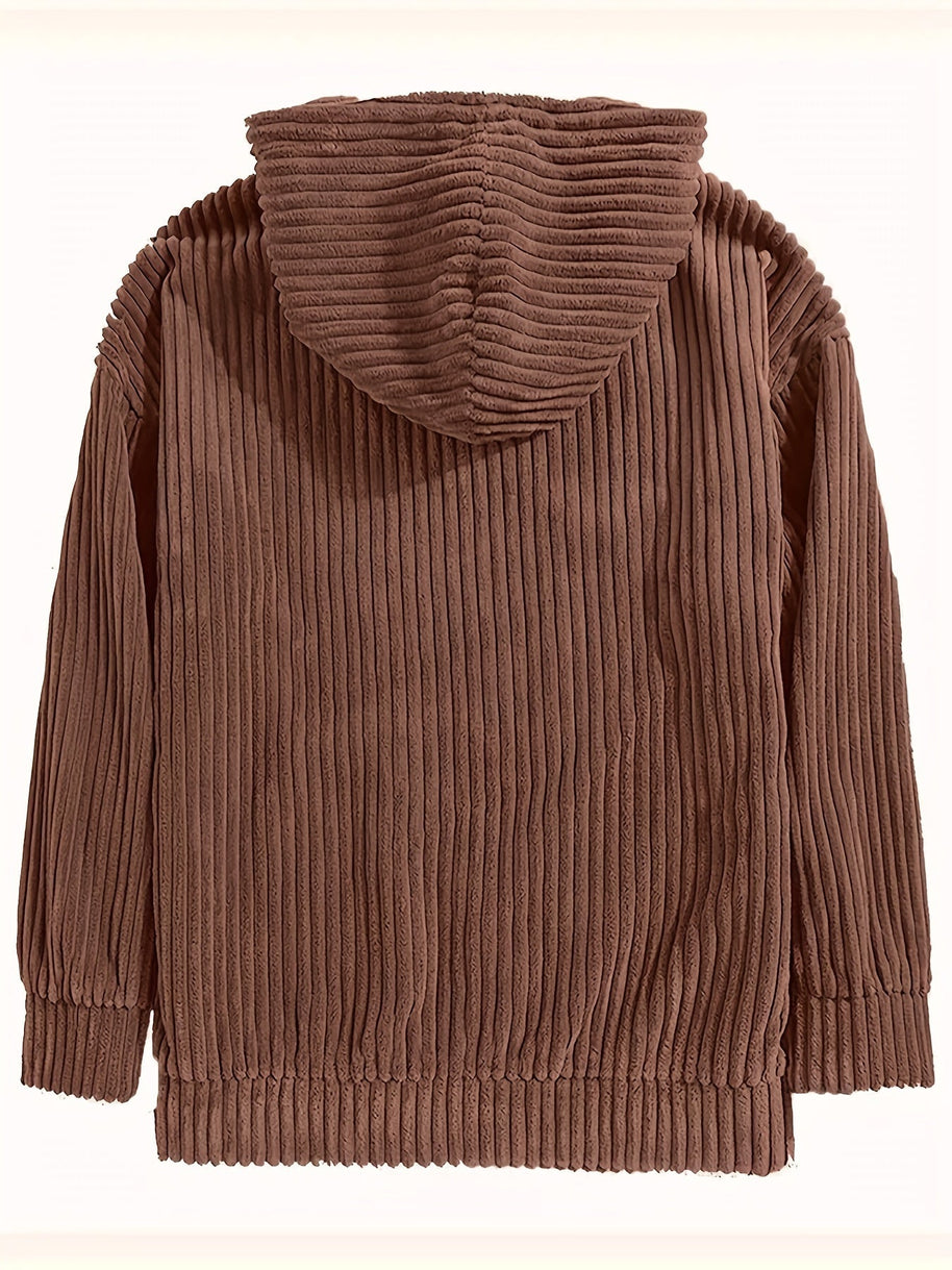 WW | Pullover Mit Kapuze Aus Cord