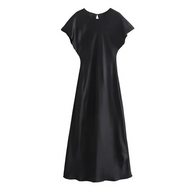 Sophia™ - Elegantes Satin-Midikleid