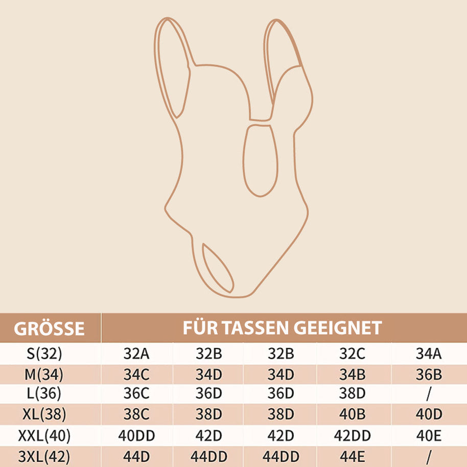 WW | Rückenfreier Bodysuit