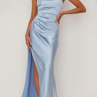 WW | Rosiedress Rückenfrei Seitenschlitz Maxi Cami Kleid