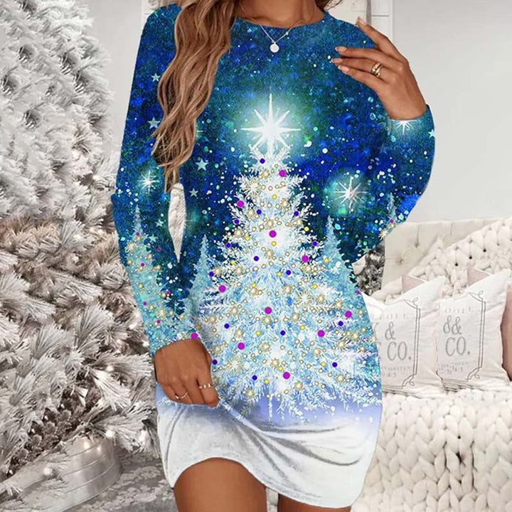 W&W Mode | Urlaubs-Muss Weihnachtsdruckkleid