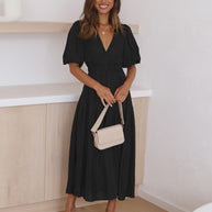 WW | Kleid mit Puffärmeln Für Frauen