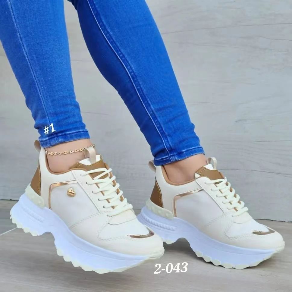WW | Modische Damen Sneaker Mit Absatz