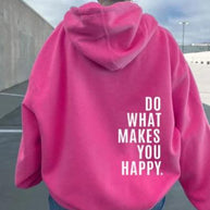 WW | Hoodie Damen - motivierender Druck lässiger Pullover