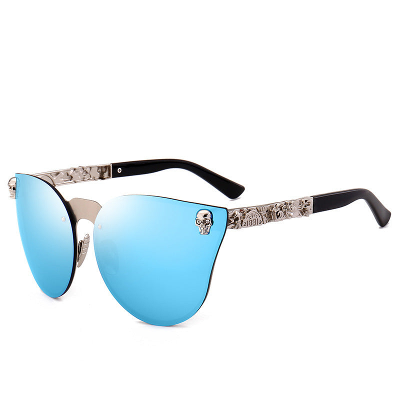 W&W Mode | Skull Sonnenbrille Aus Metall
