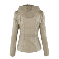 Lederjacke mit Revers