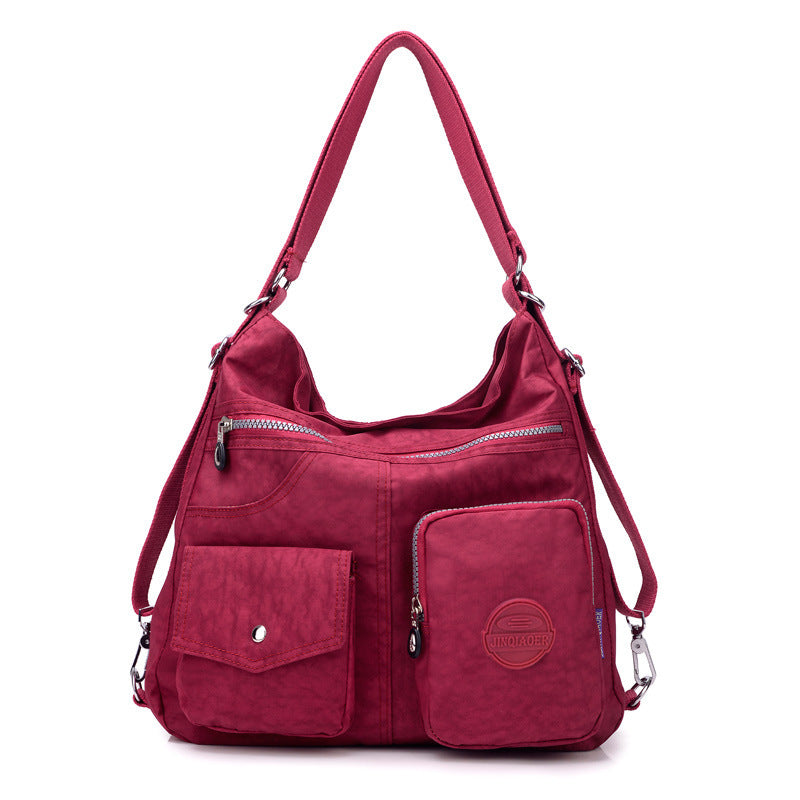 WW | Designer Handtasche Aus Wasserfestem Bylon Stoff Mit Großem Fassungsvermögen
