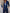 WW | Teil Blazer und Hose - gestreifter Cropped Blazer und weite Hose mit hoher Taille