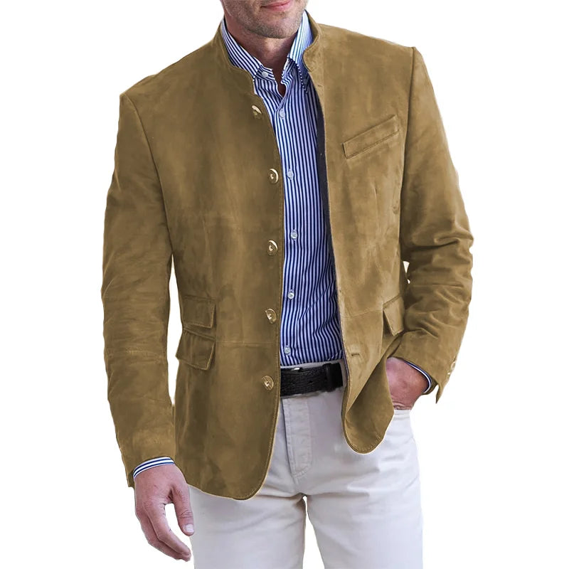 WW | Klassische Button Down Jacke Für Männer