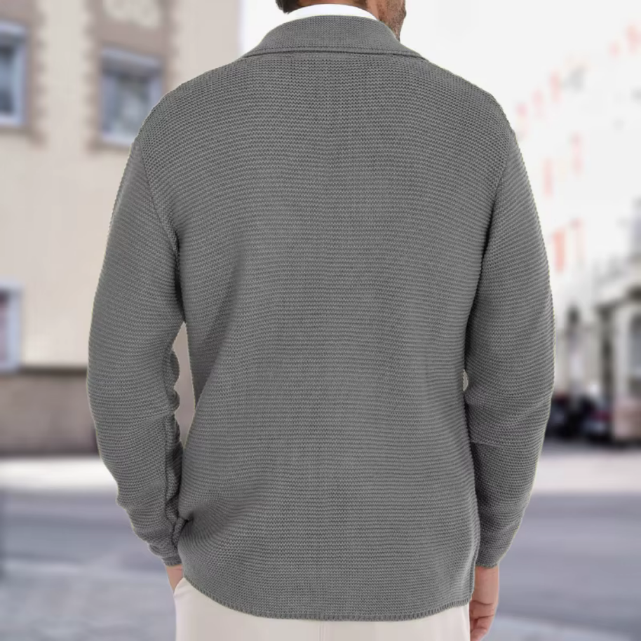 WW | Doppellagiger Herren Strickblazer Für Zeitlose Eleganz