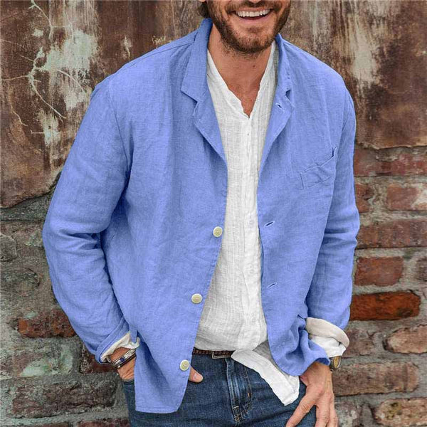 W&W Mode | Jacke Aus Baumwolle und Leinen