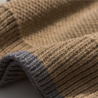 Block Strickweste mit Rautenmuster