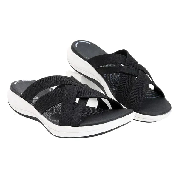 W&W Mode Ergo Sandalen | Superbequeme orthopädische Sandalen für Frauen
