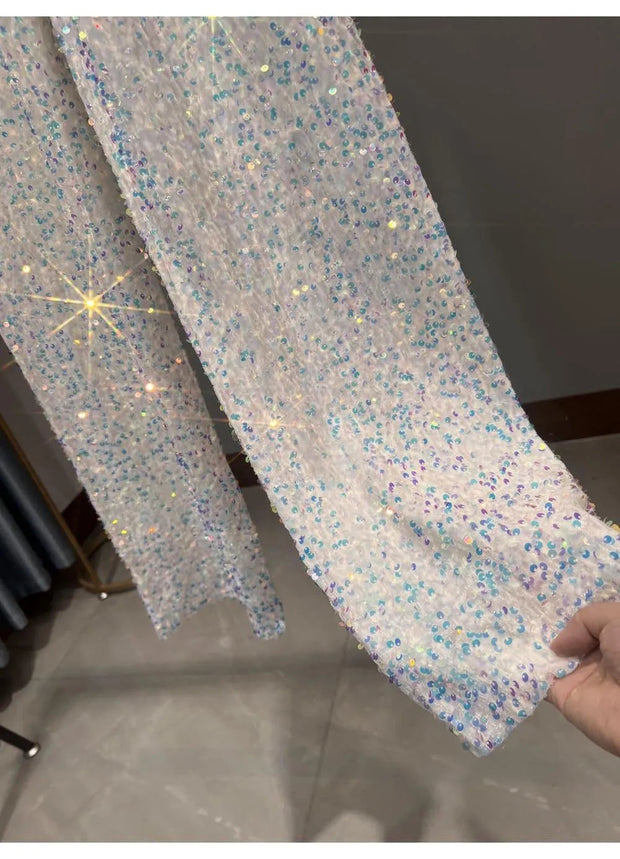 WW | Weite Sonnenhose mit Pailletten