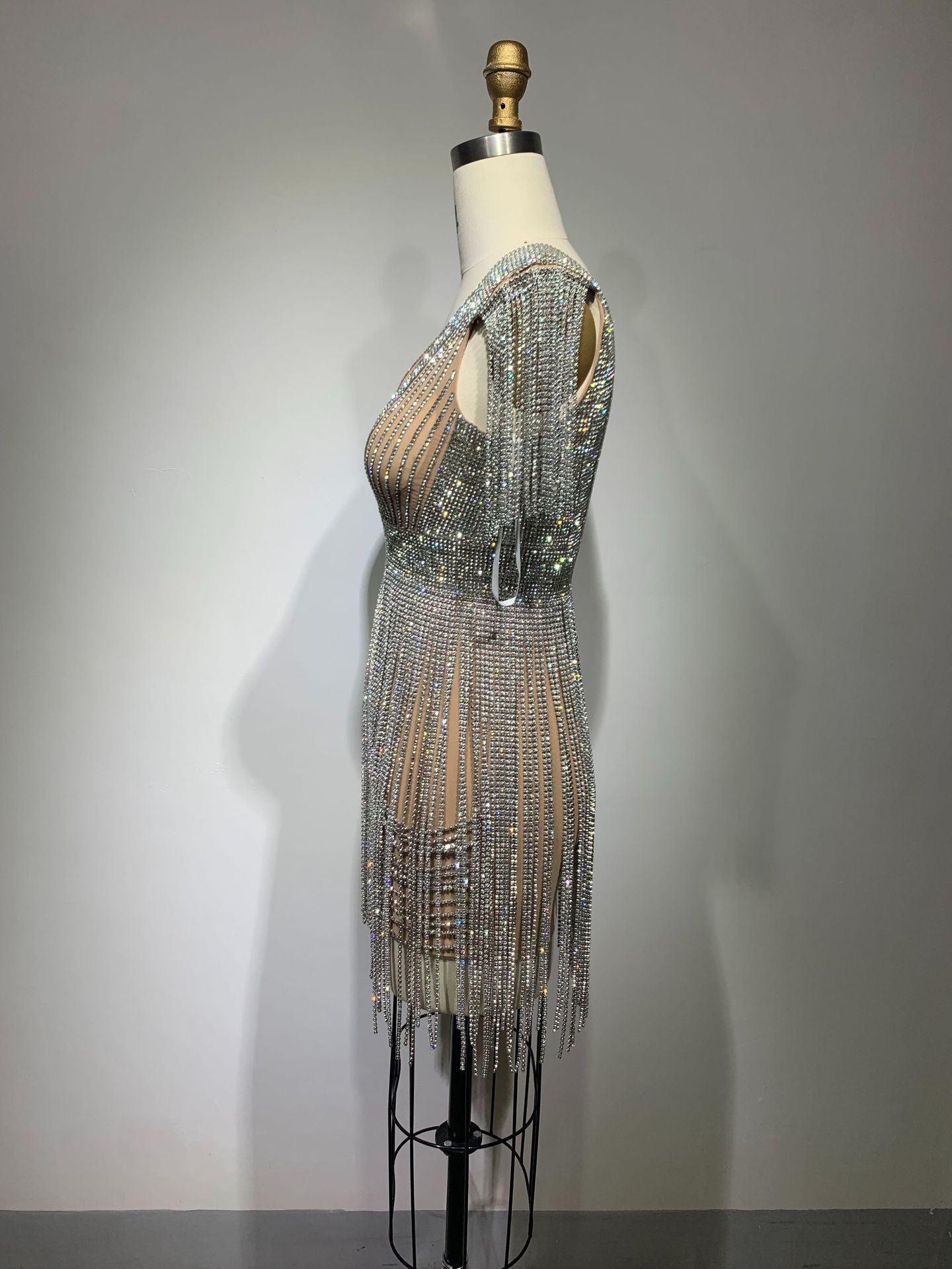 WW | Hollow-out Enge Nische Mantel Hochwertiges Kleid