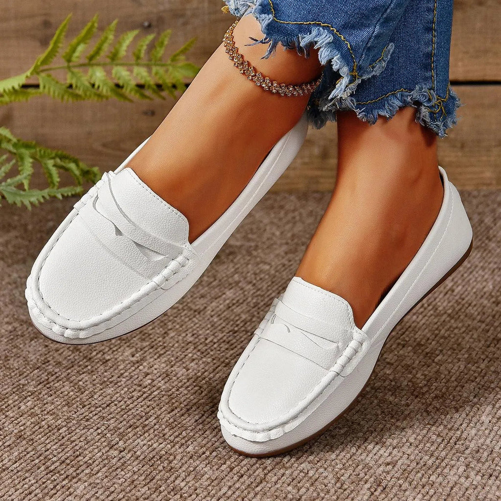 WW | Gommino Flat Crossed Soft Sole Women