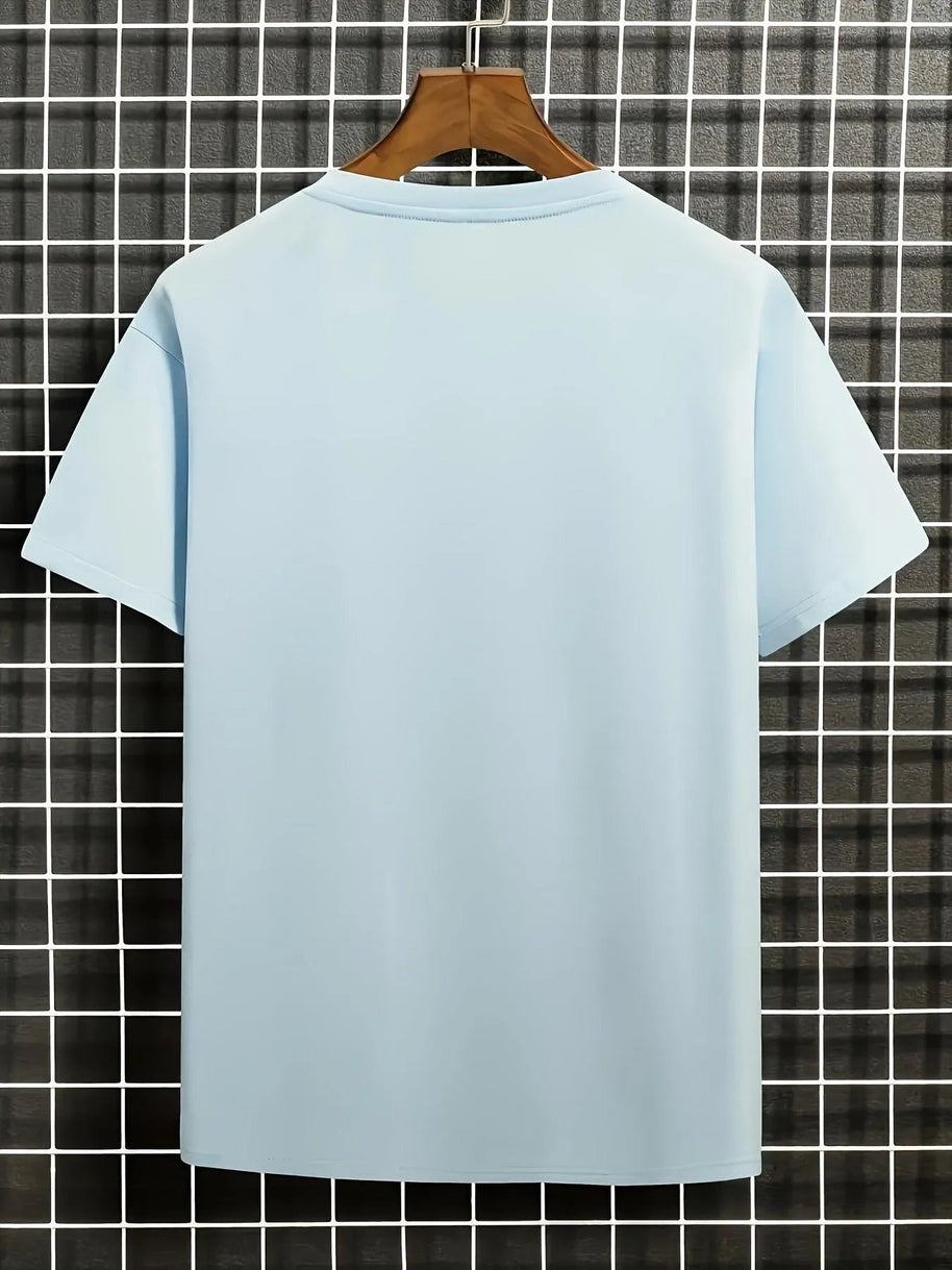 WW | Herren T-shirt Blumen Und Wellen Design