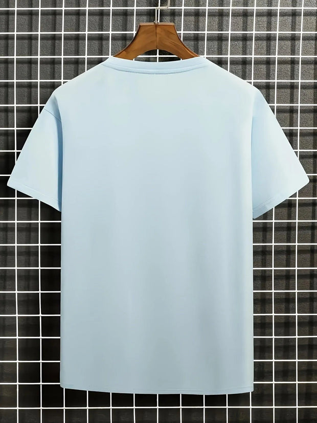 WW | Herren T-shirt Blumen Und Wellen Design