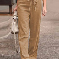 WW | Lässige Damen Leinenhose Für Stilvolle Leichtigkeit