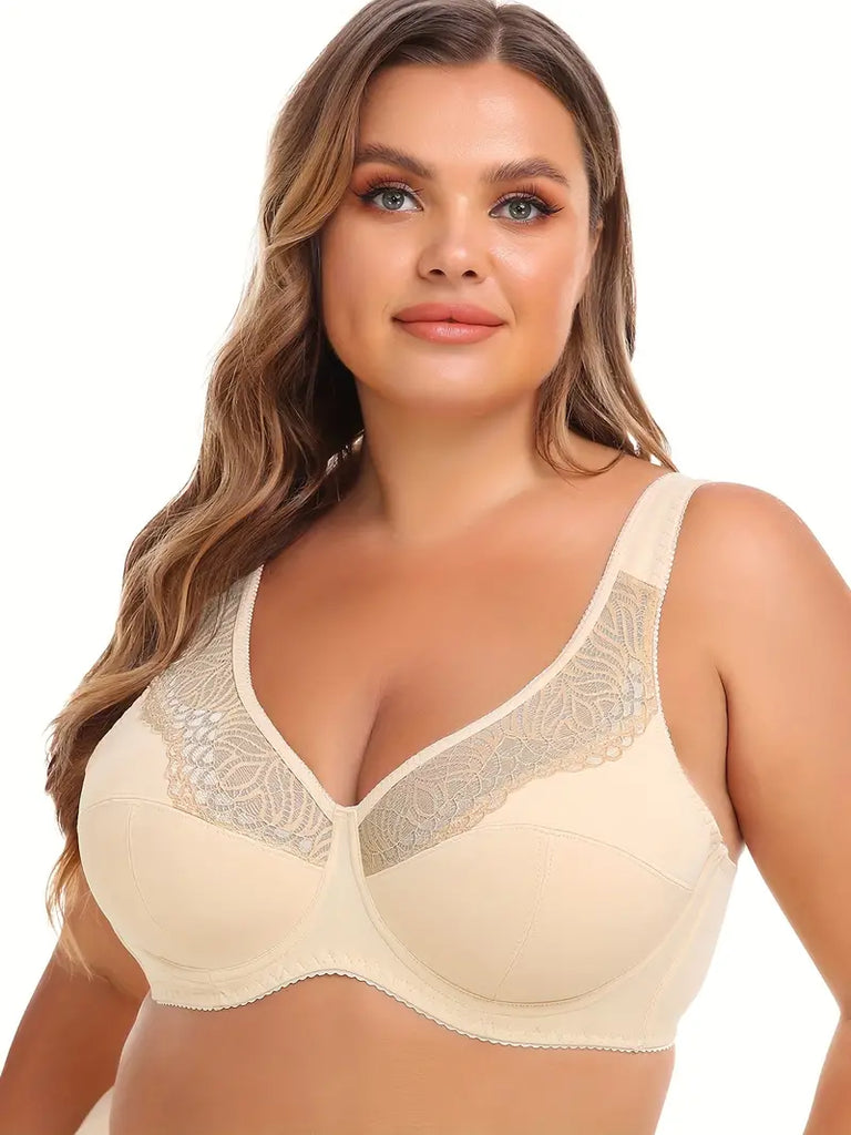 WW | Up Bh Blumen Jacquard Übergröße