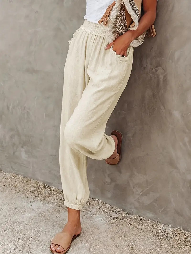 W&W - Lange Hose mit hoher Taille