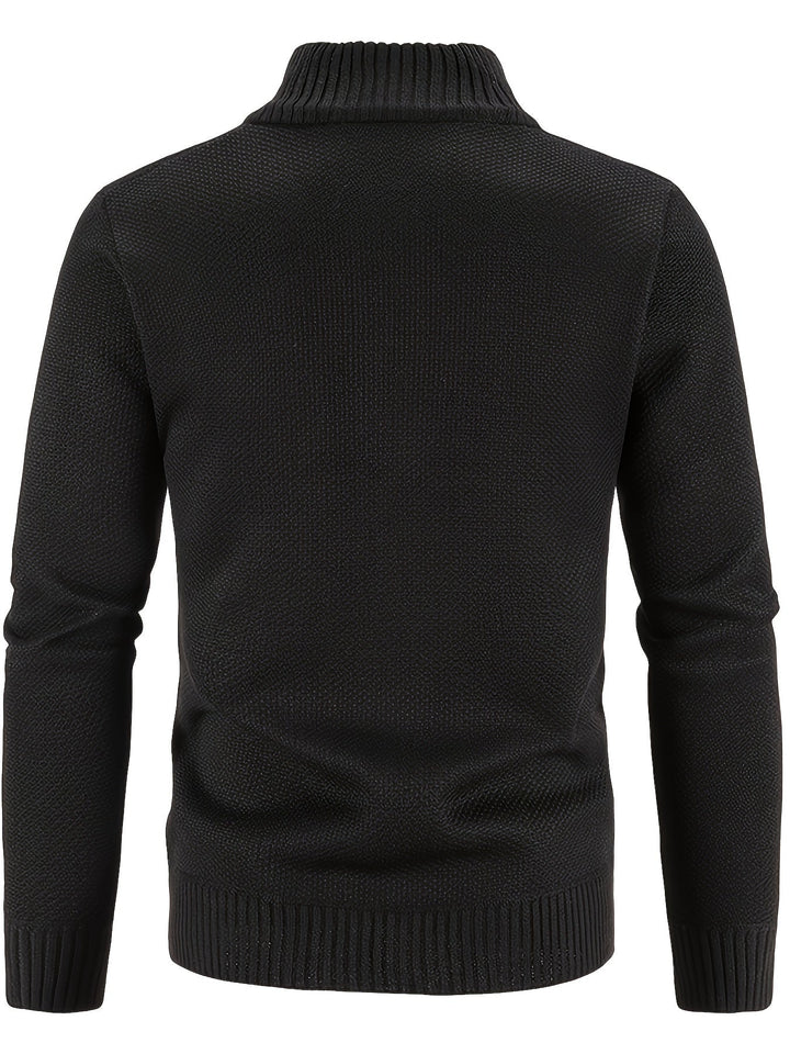 W&W Mode | urbaner Herrenmantel Warme Stehkragenjacke
