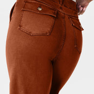 WW | Hochtaillierte Jeans Mit Taschen Klassisch, Stilvoll Und Vielseitig