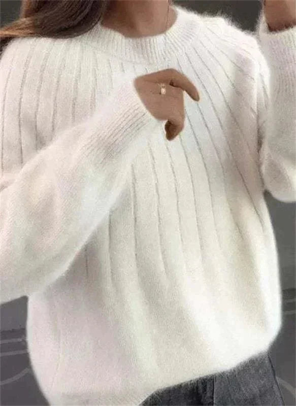 W&W Mode | Pullover Flauschiger Cashmere Strickpullover