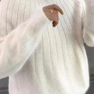 WW | Flauschiger Strickpullover aus Kaschmir