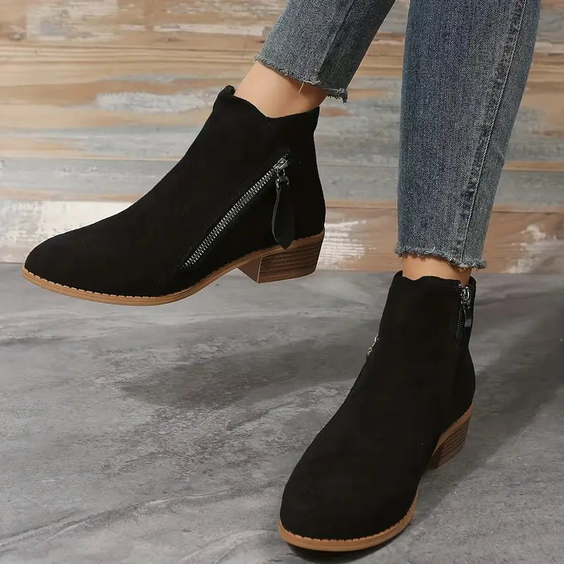 W&W Mode | Stylische Vegan Leder Stiefeletten