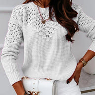 WW | Eleganter Hohlsaum Pullover