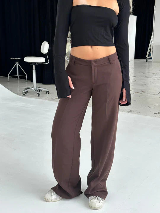 WW | Anzughose mit Niedriger Taille