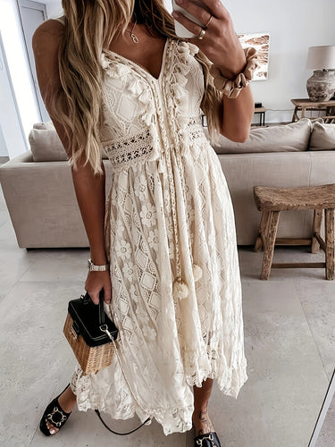 WW | V-Ausschnitt Maxikleid für Damen