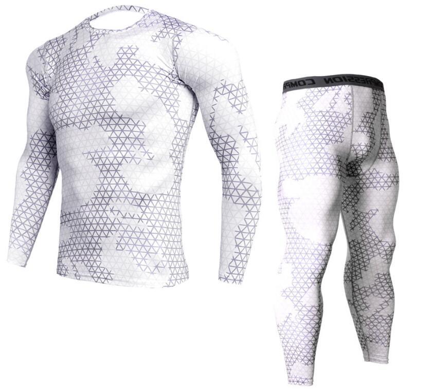 WW | Camouflage Jogginganzug Mit Kompression Für Herren