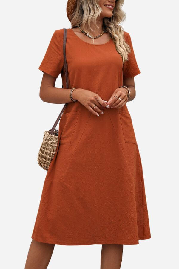 WW | Strahlendes Escape Strandkleid mit Paneelen