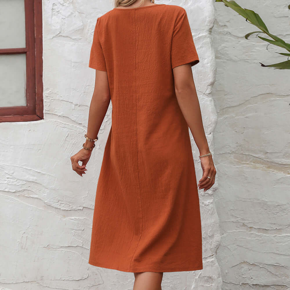 WW | Strahlendes Escape Strandkleid mit Paneelen