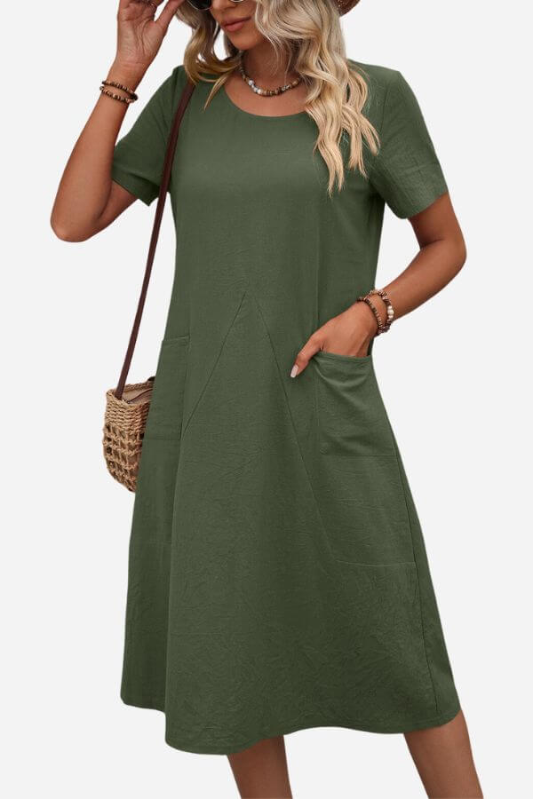 WW | Strahlendes Escape Strandkleid mit Paneelen