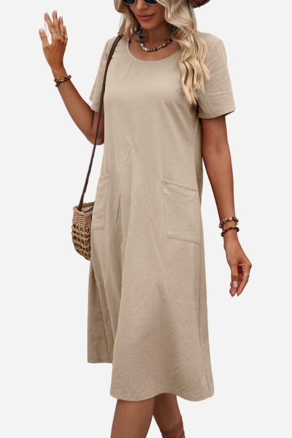 WW | Strahlendes Escape Strandkleid mit Paneelen