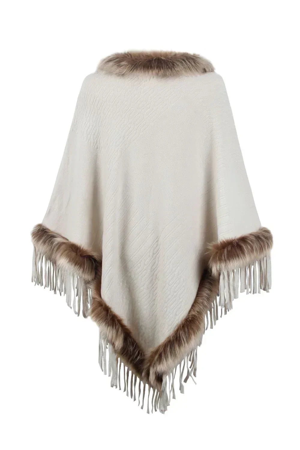 W&W Mode | Stilvoller Winterponcho für Damen
