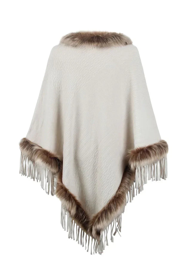 WW | Stilvoller Winterponcho für Damen